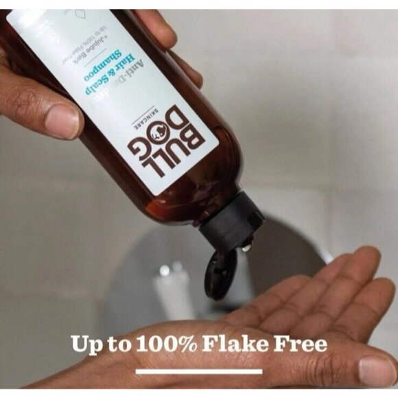 BullDog Skincare Men Anti-Dandruff Hair & Scalp Shampoo With Jujube Bark - 300ml - Picture 3 of 8